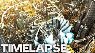 Minecraft Timelapse  Complexcity  The ultimate futuristic City [upl. by Siuoleoj]