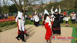 Balli tradizionali olandesi a TuliPark  Roma Traditional Dutch dance [upl. by Soutor]