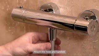 How to install the Methven Shower Rail [upl. by Soalokcin]