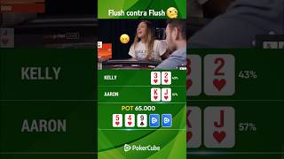 Flush 🆚Flush pokerbrasil poker casino pokerplayer poquer pokertime shorts pokerfun fyp [upl. by Wu]