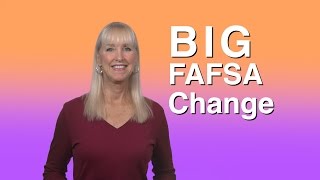 Big FAFSA Changes [upl. by Evatsug]