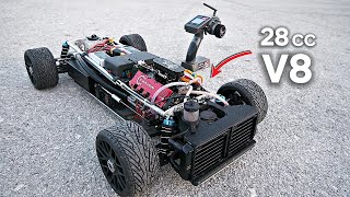 RC V8 15 Scale Test RUN [upl. by Oznofla]