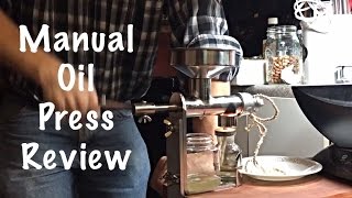 Manual Oil Press Review [upl. by Eibbil]