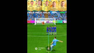 Haaland Free Kicks Evolution From FIFA 21 To EA FC 25 haaland erlinghaaland fc25 freekickgoals [upl. by Norok940]