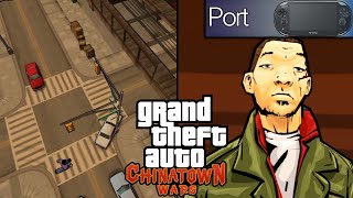 GTA Chinatown Wars Port  PS Vita Homebrew 4 [upl. by Akimed962]