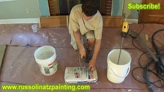 DIY How To Mix USG Easy Sand 90  Drywall Repair Tips [upl. by Fennie]