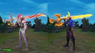 Dissonance of Pentakill vs Lunar Beast Viego Skin MODEL Comparison [upl. by Norok]