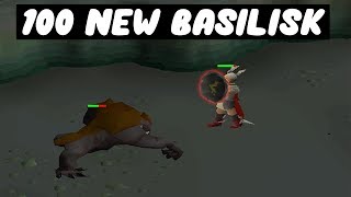 Loot from 100 NEW BASILISK KNIGHTS OSRS [upl. by Keli]