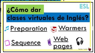 ¿Cómo dar clases virtuales de Inglés [upl. by Quirita]