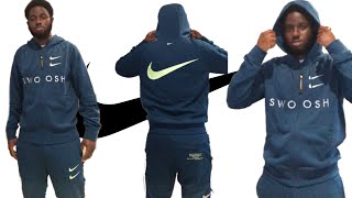 Best Nike Tracksuit  Nike Sportswear Swoosh Hoodie and Pants UnboxingReview [upl. by Yelrebmyk]