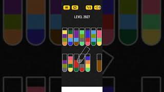 water sort puzzle  level 2927 [upl. by Muller541]