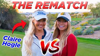 I Challenged Claire Hogle To a Golf Match The Rematch [upl. by Andrey396]