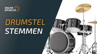 Drumstel stemmen  De basis van een drumstel stemmen  Online Drumles [upl. by Hgielram19]