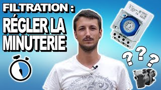 💦 Horloge Filtration Piscine  comment régler et programmer la minuterie [upl. by Nomde]