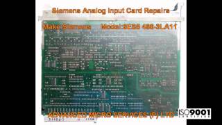 Siemens 6ES5 4663LA11 Analog Input Card Repairs  Advanced Micro Services PvtLtd [upl. by Kan337]