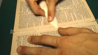 Bible Repair and Rebinding Project Part 1 Paper Repair [upl. by Tingley]