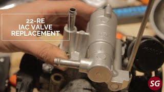 22RE Toyota Pickup  4Runner Surging Idle Fix Idle Air Control Valve Replacement How To [upl. by Zebedee]