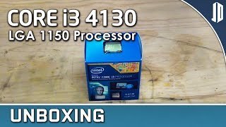 Intel CORE i3 4130 LGA 1150 Dual Core CPU Unboxing  Overview [upl. by Enilecram99]