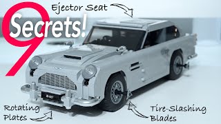 LEGO James Bond DB5  9 Hidden Secrets amp Gadgets Revealed EJECTOR SEAT [upl. by Alburga463]