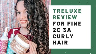 TreLuxe Review For Fine 2C 3A Curly Hair [upl. by Campagna]