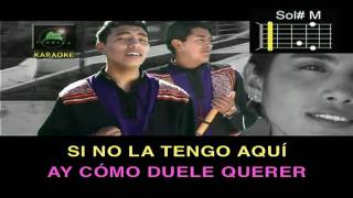 Pasion Andina Duele Amar Karaoke [upl. by Corell395]