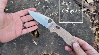 New knife Spyderco Manix 2 XL in CRUWEAR [upl. by Beitz]