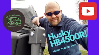 The Husky HB4500R A Heavy Duty Electric Tongue Jack With a Remote [upl. by Aurelio]