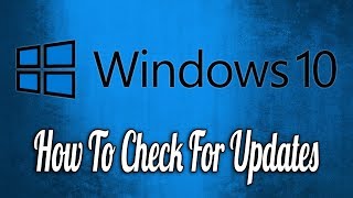 How to Check for Windows Updates [upl. by Doone]