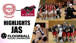 Highlights ”JAS” Hovslätt  Lerum InnebandyFloorball [upl. by Ankney]