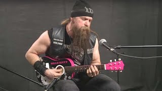 Zakk Wylde Plays Black Sabbath on Hello Kitty MiniGuitar [upl. by Merras]