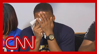 Student breaks down after learning classmate died in shooting [upl. by Haleak427]