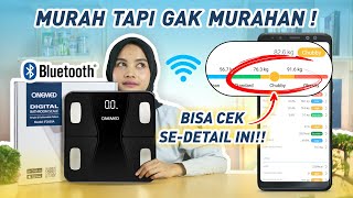 Timbangan Digital Pintar bisa Sambung HP‼️ Review OneMed IF2050A [upl. by Alaekim]