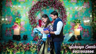 🎀 Naming Ceremony Decoration  Baby Name Revealing Ideas  Namkaran Sohala SukanyaEvents [upl. by Aynot]