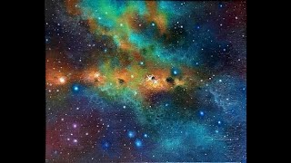 Step by Step Acrylic Space Painting Tutorial [upl. by Uhsoj]