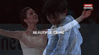 Yuzuru Hanyu and Evgenia Medvedeva  Beautiful crime [upl. by Ielhsa381]