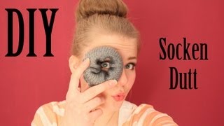 DIY Sockendutt Sock bun Quick Tip [upl. by Hgieleak]