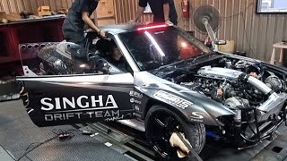 3UZ twin turbo Drift E100 tuning [upl. by Sam763]