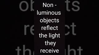 how do we see non luminous objects [upl. by Anselme]