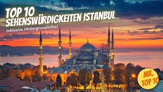 Top 10 Sehenswürdigkeiten Istanbul Türkei [upl. by Jacquette318]