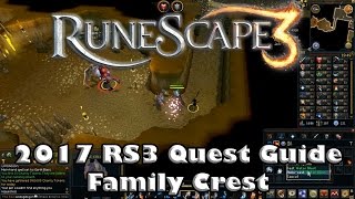 RS3 Quest Guide  Family Crest  Get your Smelting Gauntlets [upl. by Sillaw]