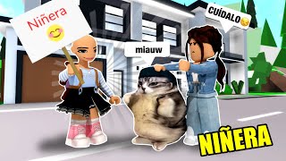 🤣Siendo Niñera en Brookhaven 😆Roblox [upl. by Ynamreg]