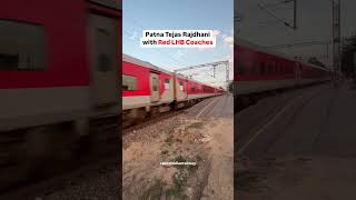 12310 Patna Tejas Rajdhani skipping Dadri dangerously at 130Kmh 🔥AmritTST [upl. by Lurleen]