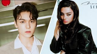 Charli XCX Asks SEVENTEEN Vernon To Collab [upl. by Chilton]