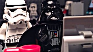 Lego Darth Vader reacts to his appearance in the Rogue One trailer [upl. by Pugh]