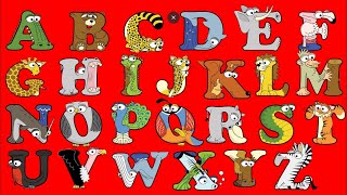 Alphabetimals AZ  alphabet animals az Learn alphabets ABC book  Animals for kids flash cards [upl. by Weathers730]