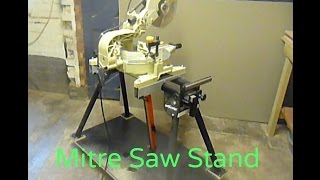 Making a Evolution Mitre Saw Stand Mobile [upl. by Maghutte]