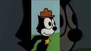 Felix The Sheriff 🤠  Felix The Cat felixthecat shorts  Full Episodes [upl. by Ymerej]