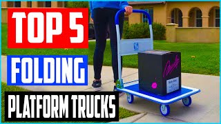 Top 5 Best Folding Platform Trucks in 2021 Reviews [upl. by Sundstrom]