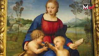 Menarini Pills of Art Madonna of the Goldfinch by Raffaello english version [upl. by Auqinehs]