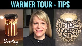 Scentsy Warmer Tour  Tips on Picking out a Good Performing Scentsy Warmer [upl. by Wyatan758]